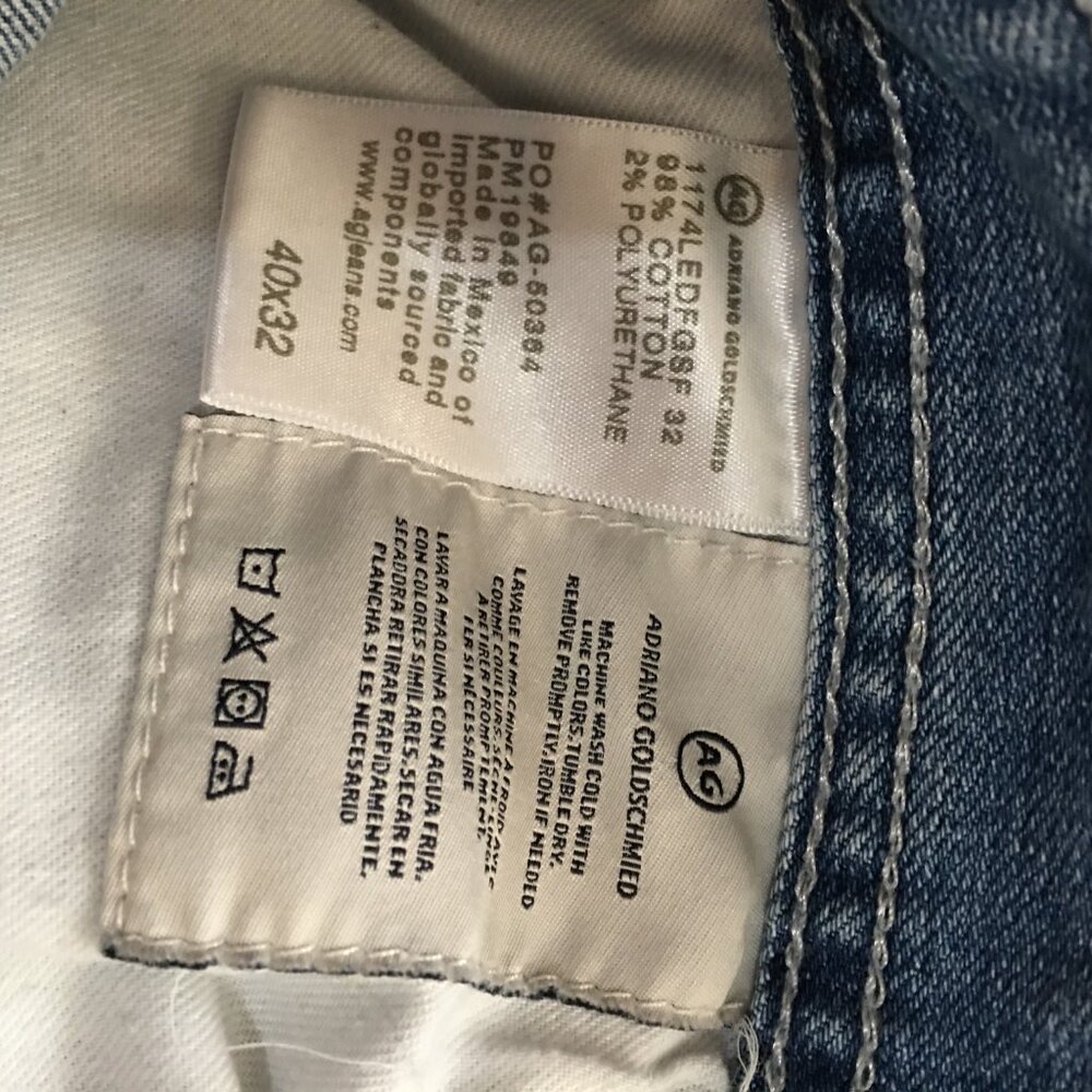 AG Adriano Goldschmied Jeans Mens 40x28 (Tag 40x32) Graduate Tailored Leg - Picture 8 of 13